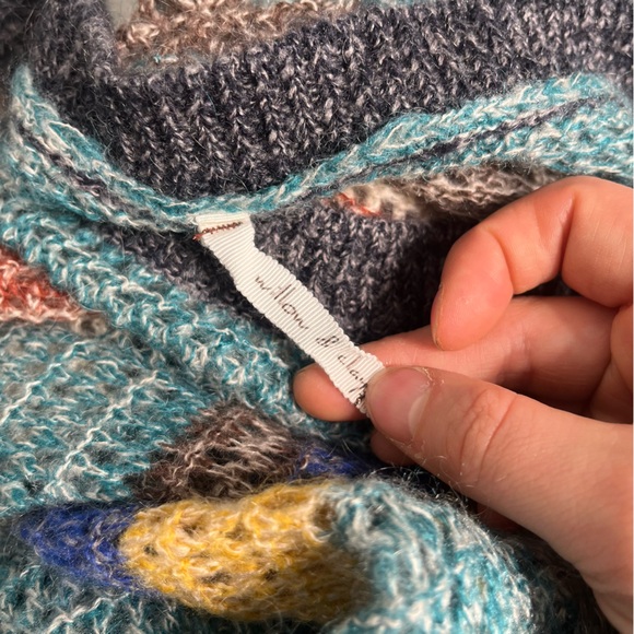 Willow & Clay Mohair Blend Striped Sweater Women’s Medium - Picture 3 of 5